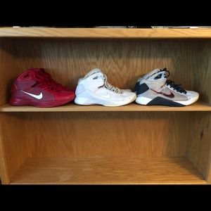 Worn Nike Hyperdunk size 13 (3 pairs)